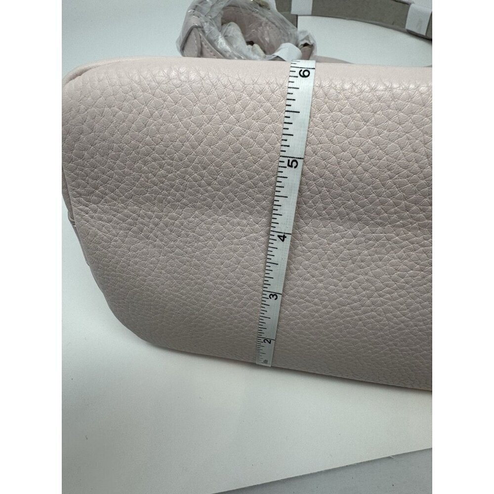 Isaac Mizrahi Live! Bridgehampton Leather Bucket Bag Purse Pink - Picture 15 of 15